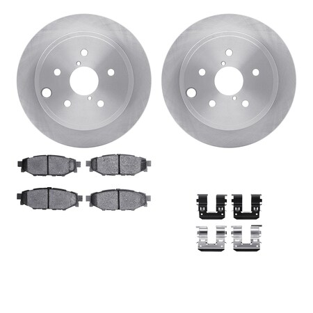 Dynamic Friction Co 6512-13162, Rotors with 5000 Advanced Brake Pads includes Hardware 6512-13162